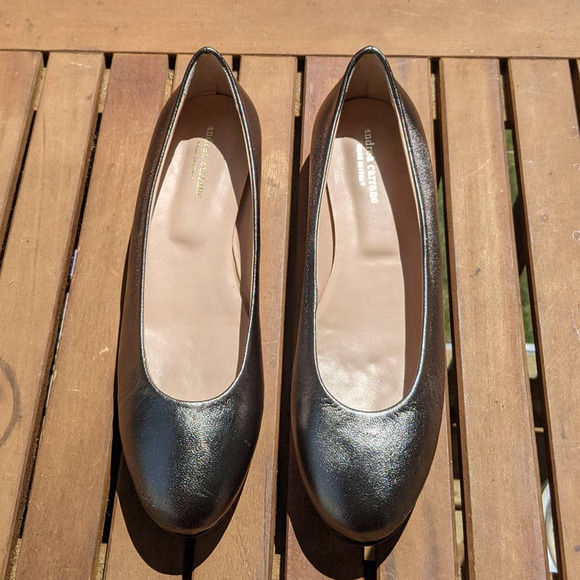 COPY - Andrea Carrano Baby Ballet Flats Silver - Picture 2 of 10